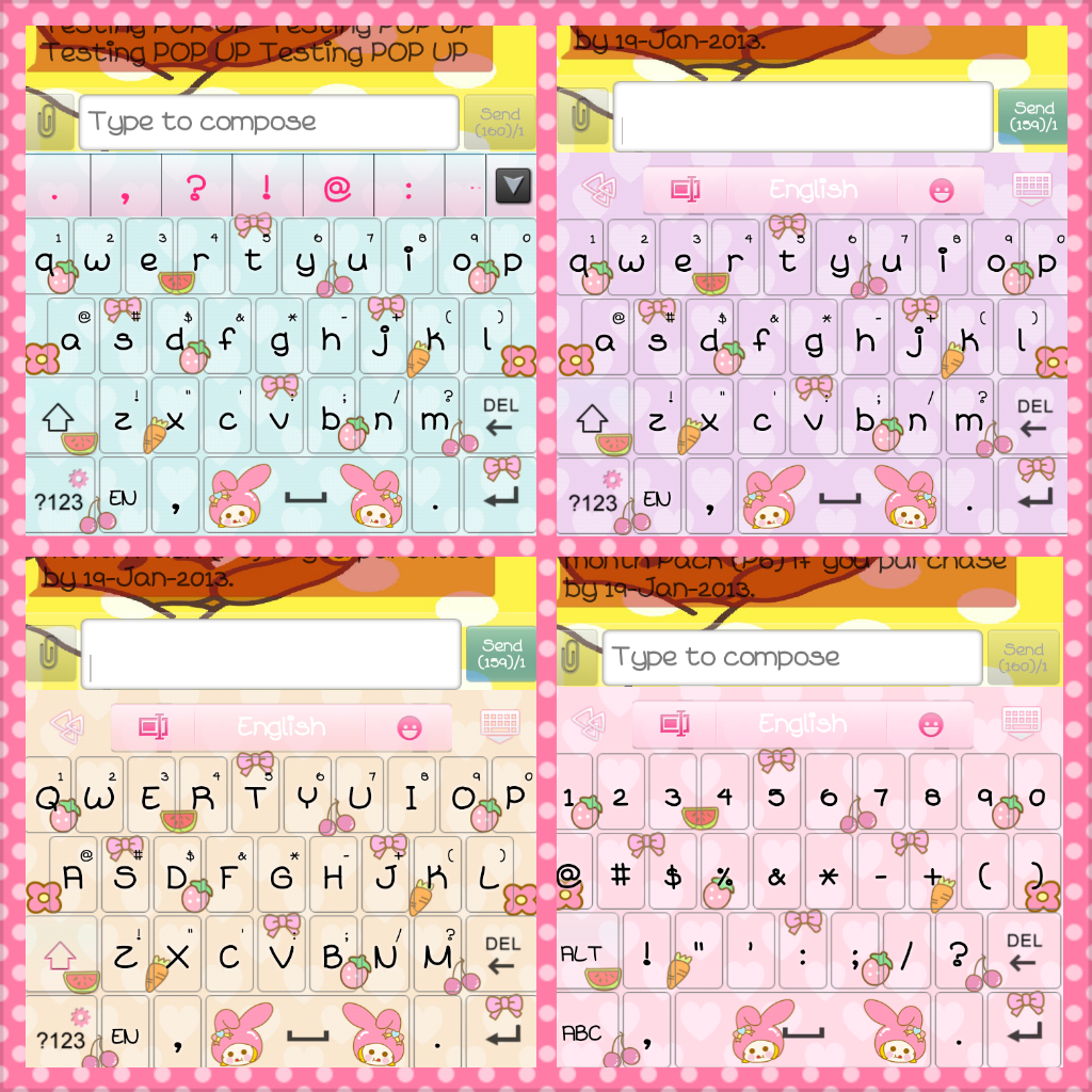 24+ Go Sms Hello Kitty Themes Free Download Background